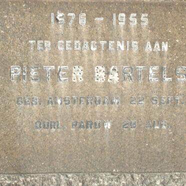 BARTELS Pieter 1876-1955