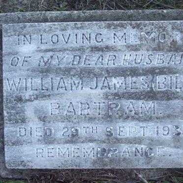 BARTRAM William James -1933