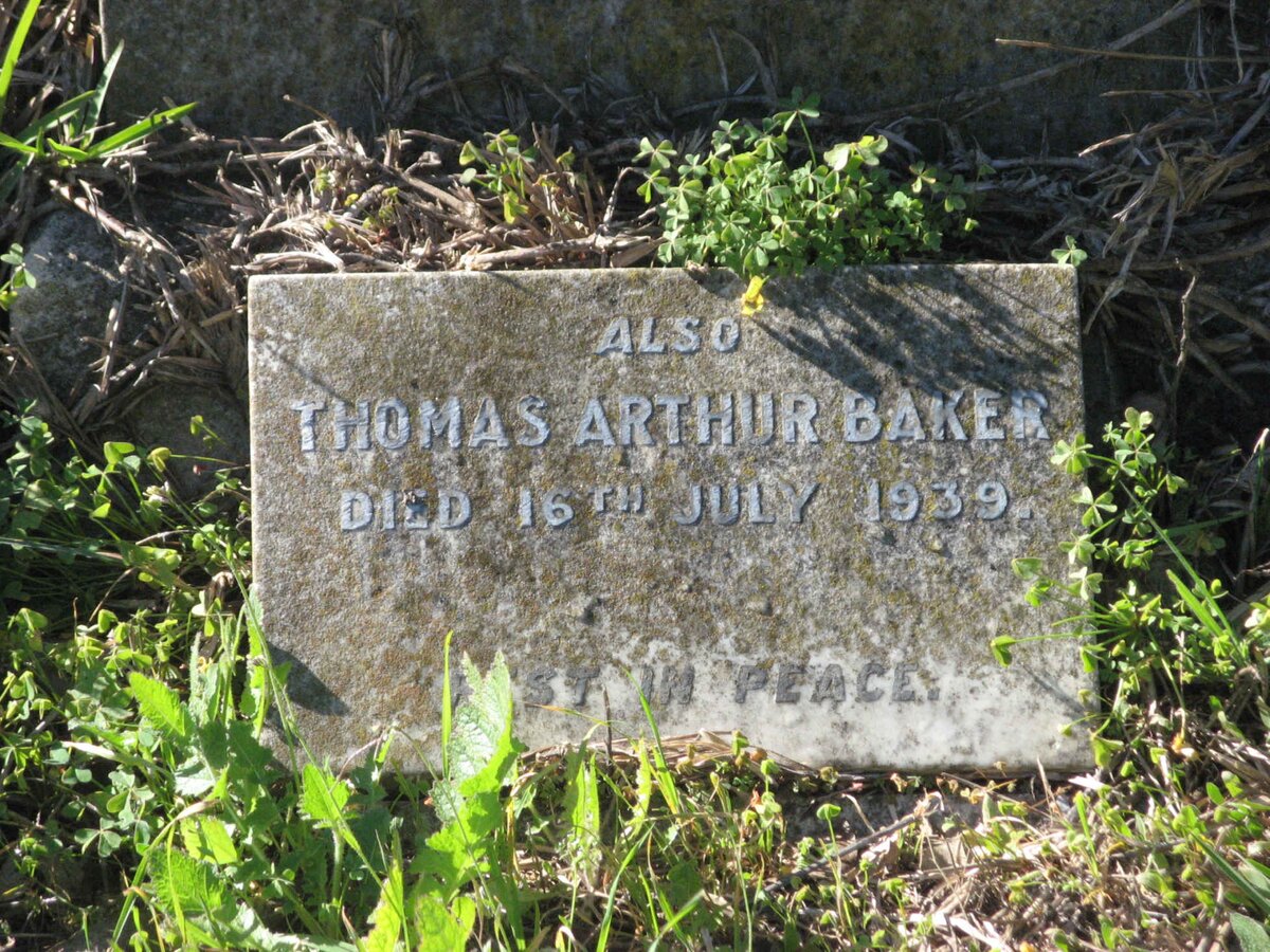 BAKER Thomas Arthur -1939