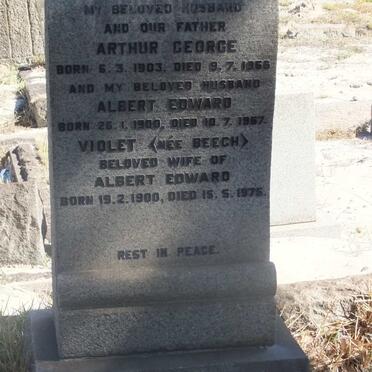 BARNLEY Arthur George 1903-1966 :: BARNLEY Albert Edward 1900-1967 &amp; Violet BEECH 1900-1975