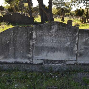 BARNARD John Johannes 1896-1964 &amp; Ruby Florence MYCROFT 1902-1961 :: ?