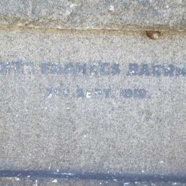 BARRATT Edith Frances -1919