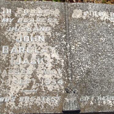 BARCLAY John -1954