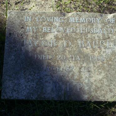 BARKER Jacob D.  -1958 