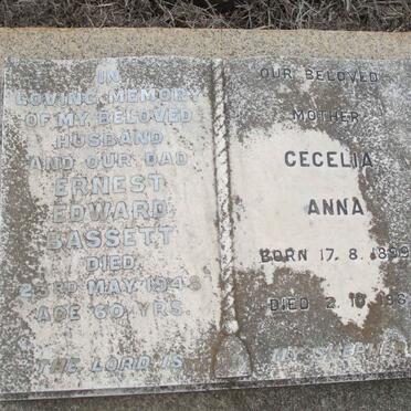 BASSETT Ernest Edward  -1948 &amp; Cecelia Anna 1899-1962