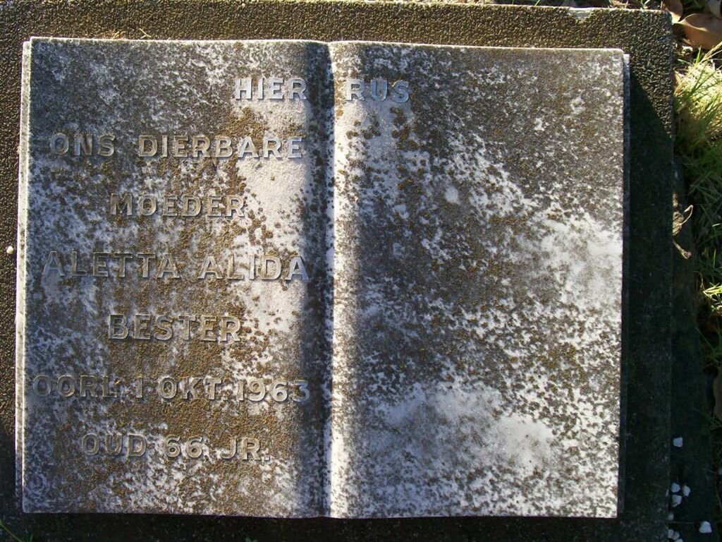 BESTER Aletta Alida -1963