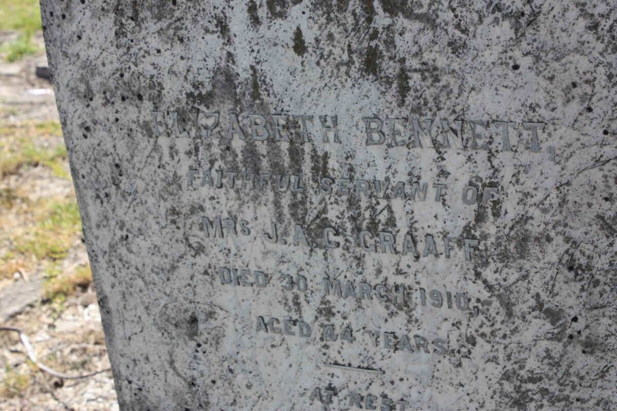 BENNETT Elizabeth -1910