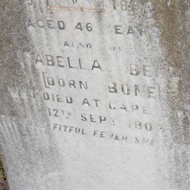 BELL Isabella nee BONE -1903