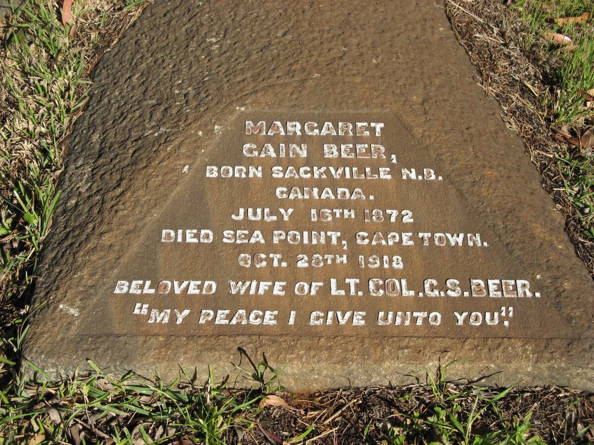 BEER Margaret Gain 1872-1918