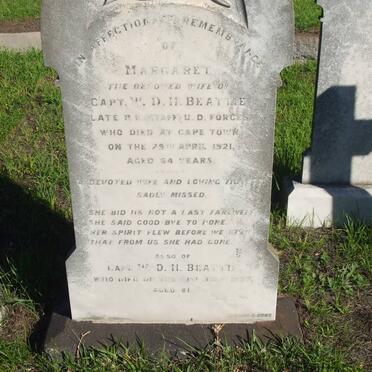 BEATTIE W.D.H. -1937 &amp; Margaret -1921