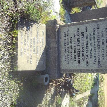 BERRANGE Peter Stephen -1956 &amp; Ruth Elizabeth Mary Anne -1977 :: BERRANGE Leonard James Peter -1942