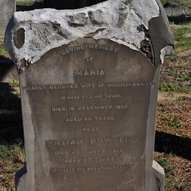 BOWKER William -1911 &amp; Maria -1907