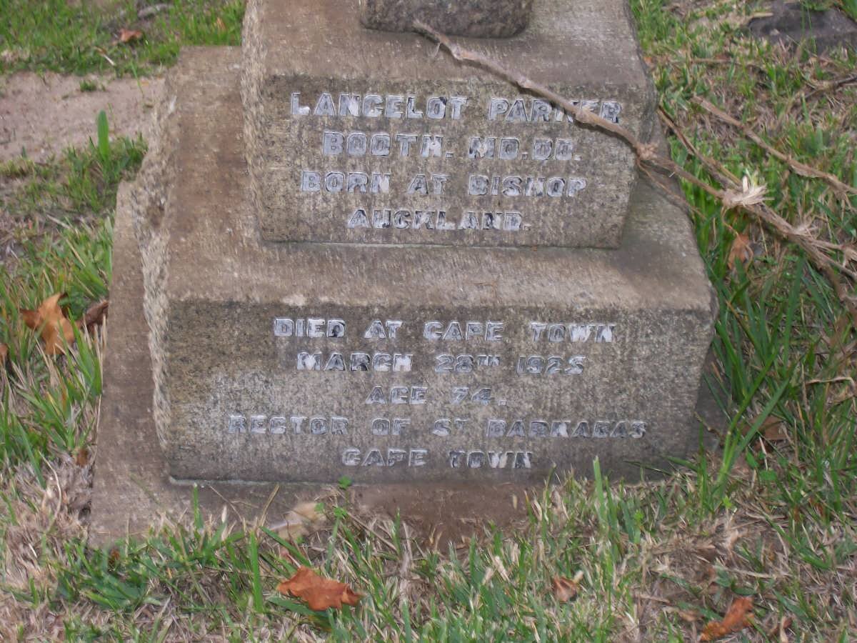 BOOTH Lancelot Parker -1925