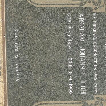 BOUCHER Abraham Johannes 1914-1968