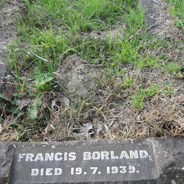 BORLAND Francis -1939