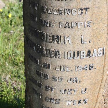 BOONZAIER Frederik L. -1946 