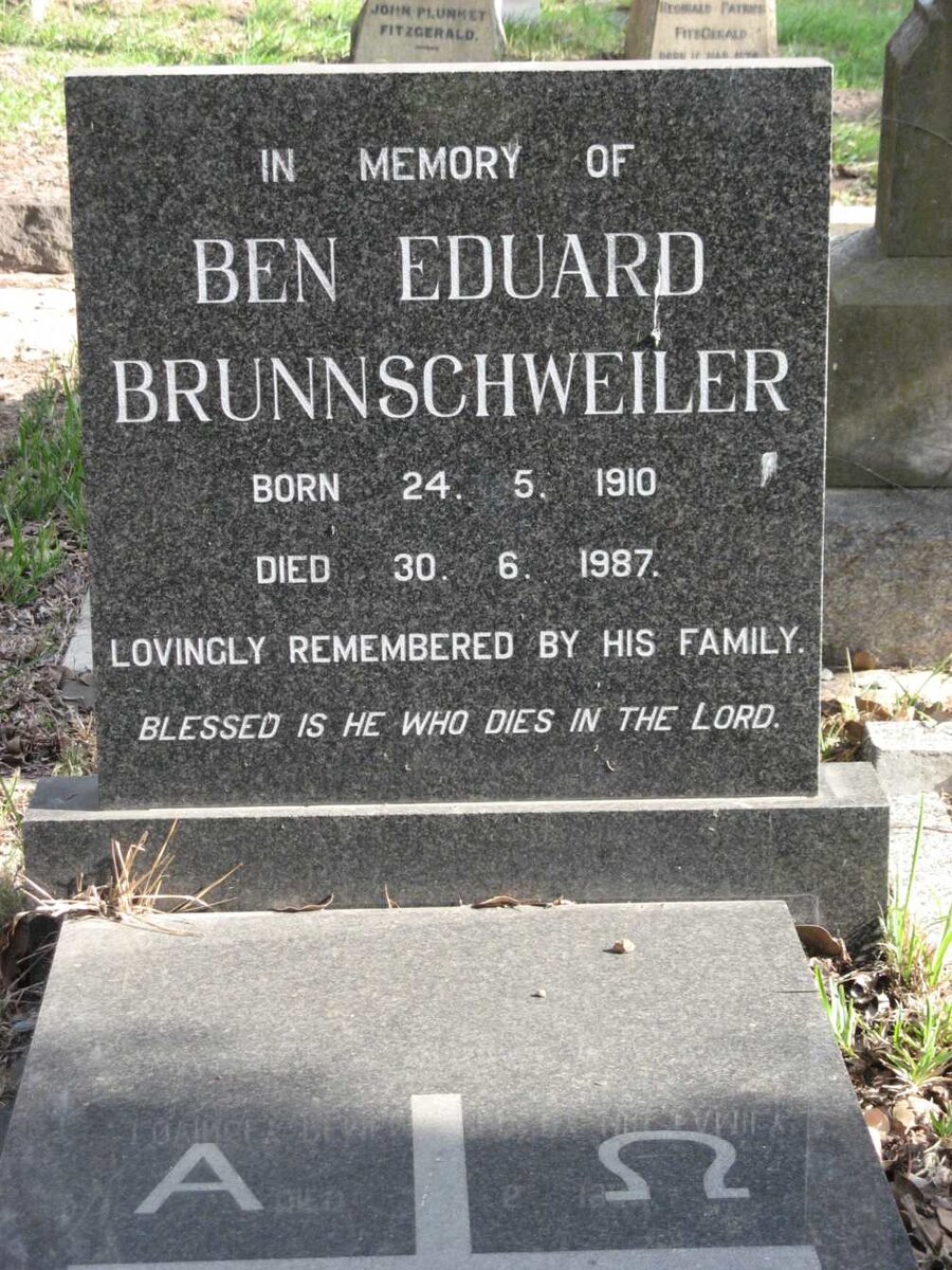 BRUNNSCHWEILER Ben Eduard 1910-1987