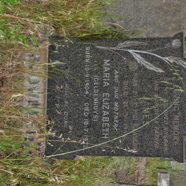 BROWNLEE James 1901-1956 &amp; Maria Elizabeth GELDENHUYS 1904-1972