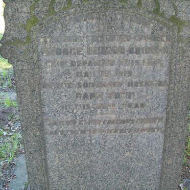 BRIDGES George Edward -1919