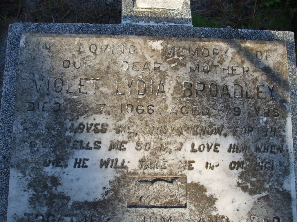 BROADLEY Violet Lydia -1966