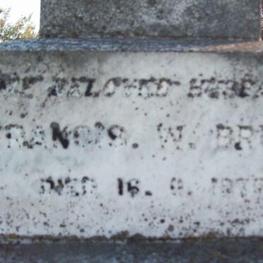 BRUCE Francis W. 187?