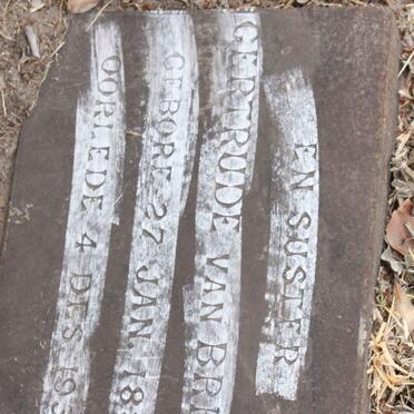 BREDA Gertrude, van 1881-1954