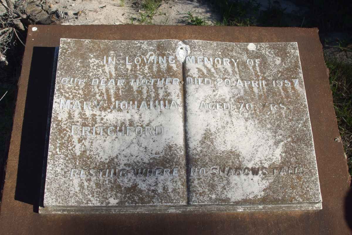 BRITCHFORD Mary Johanna -1957