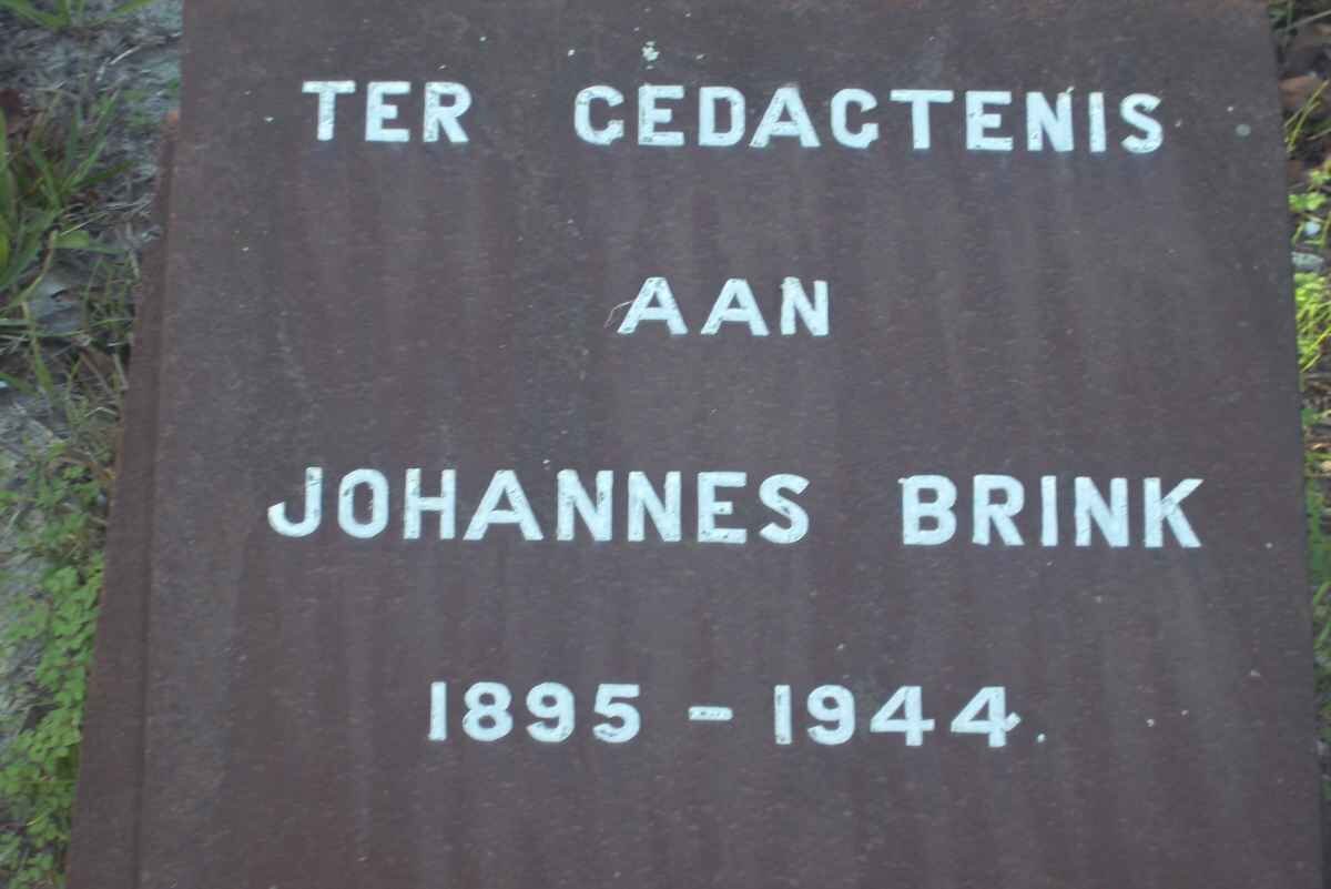 BRINK Johannes 1895-1944