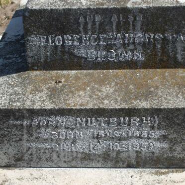 BROWN Florence Augusta nee NUTSBURN 1885-1952