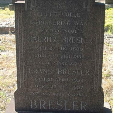 BRESLER Mauritz 1908-1955 :: BRESLER Frans 1939-1957