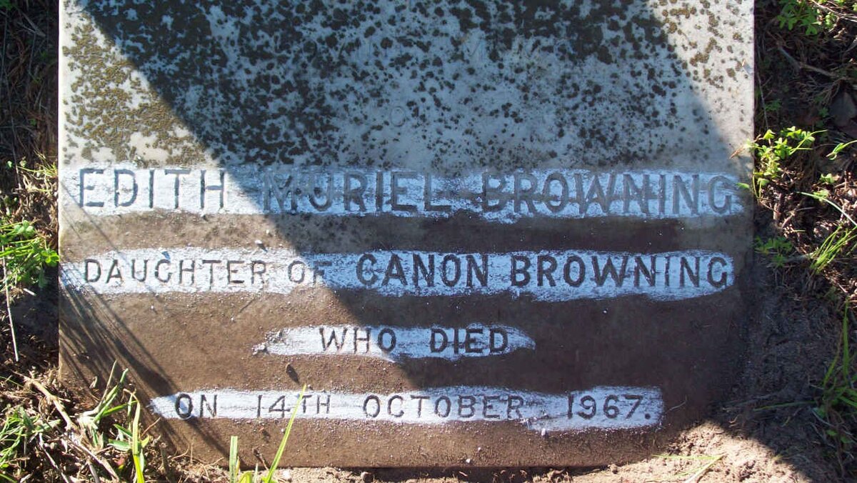 BROWNING Edith Muriel -1967