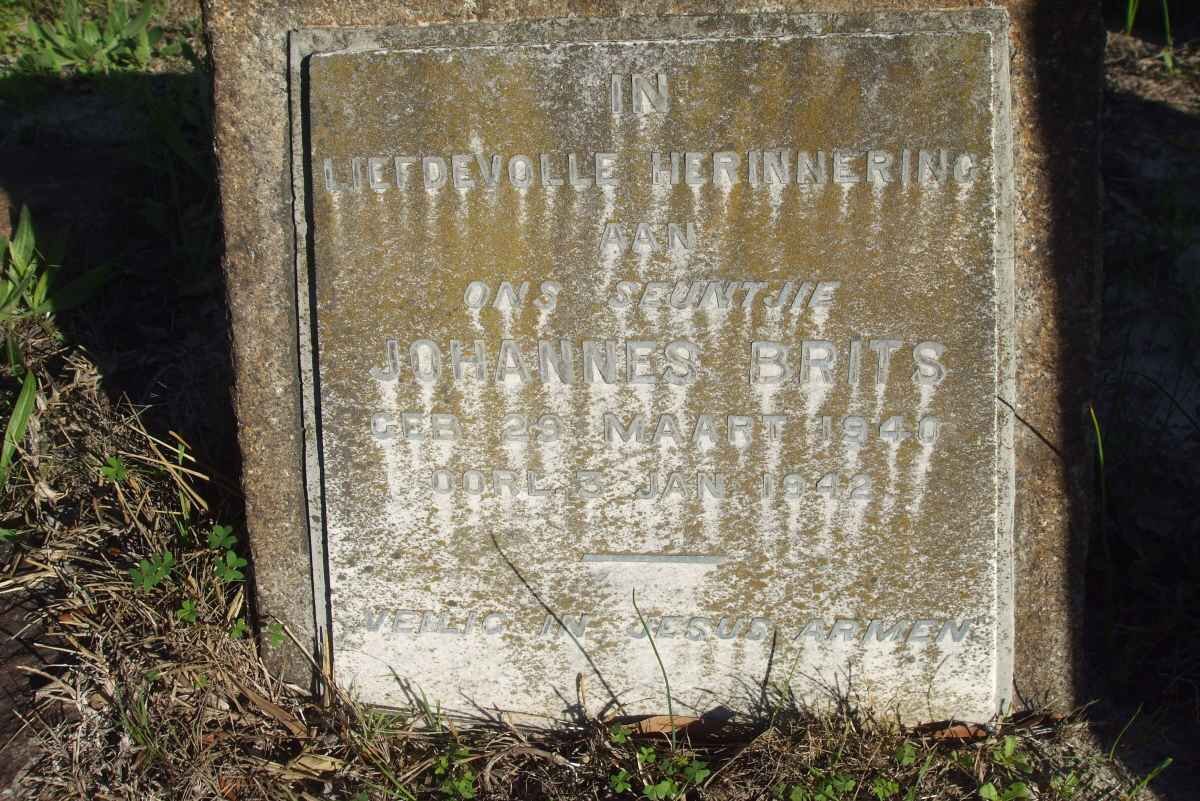 BRITS Johannes 1940-1942
