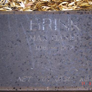 BRINK Max Daniël 1918-1972