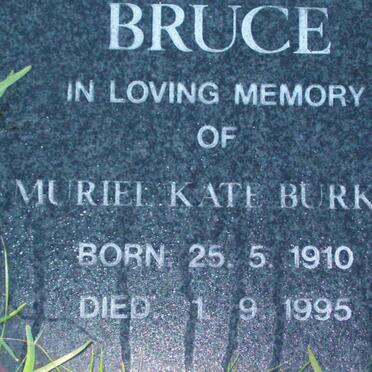 BRUCE Muriel Kate Burkin 1910-1995