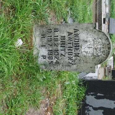 BRITZ Andrew Anthony 1924-1985