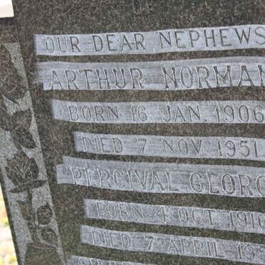 BRUYNS Arthur Norman 1906-1951 