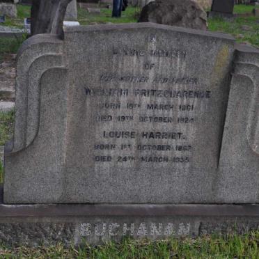 BUCHANAN William Fritzclarence 1861-1924 &amp; Louise Harriet 1867-1935