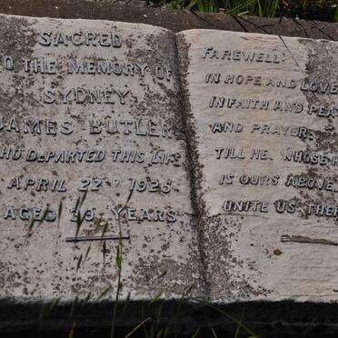 BUTLER Sydney James -1925