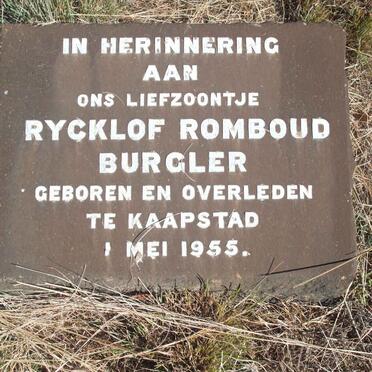 BURGLER Rycklof Romboud 1955-1955