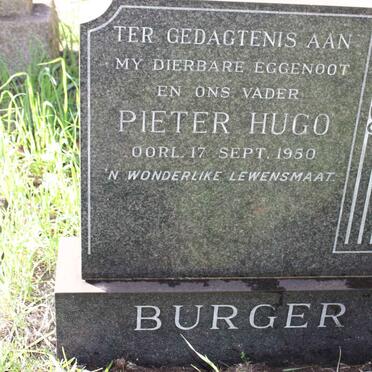 BURGER Pieter Hugo -1950