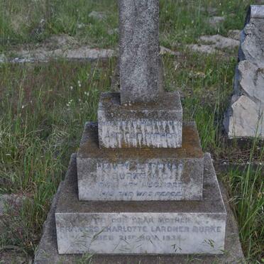 BURKE Henry, LARDNER -1927 &amp; Frances Charlotte -1935