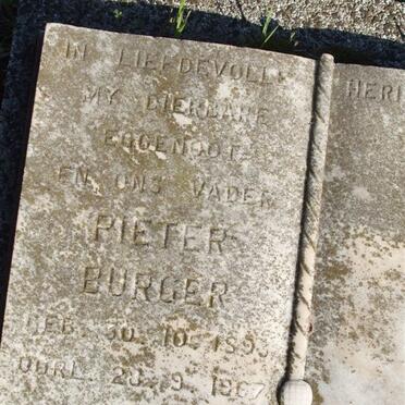BURGER Pieter 1893-1967
