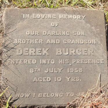 BURGER Derek -1958