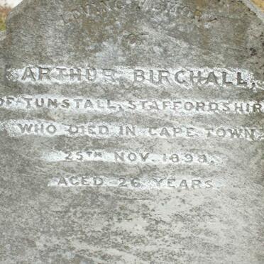 BURCHALL  Arthur  -1898