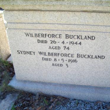 BUCKLAND Wilberforce -1944 :: BUCKLAND Sydney Wilberforce -1916