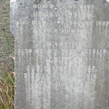 BUTLER Henry Joseph -1899 :: BUTLER H.A. -1916