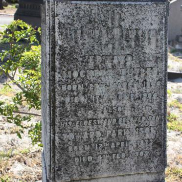 BUTLER Edward Mockett 1844-1904 :: BUTLER Edward Parkinson 1873-1905