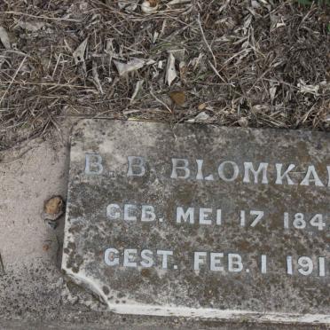 BLOMKAMP B.B. 1842-1916
