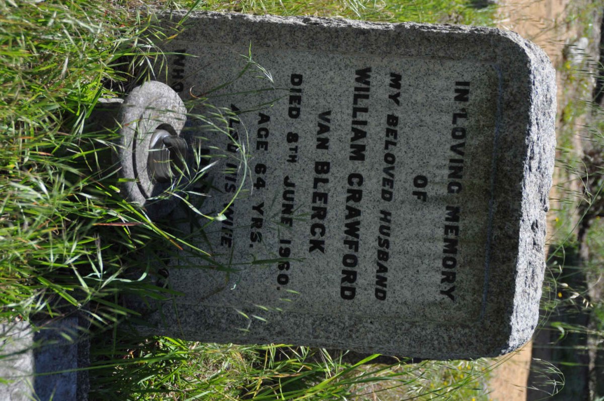 BLERCK William Crawford, van -1960 &amp; May