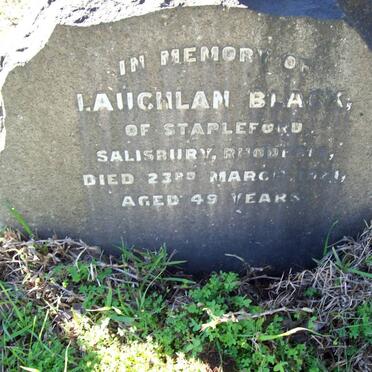 BLACK Laughlan -1921